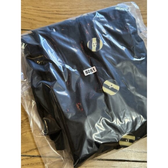 John‎ Mark Button Down Short Sleeve Womens Shirt Size Small Black City Classic - Picture 10 of 10